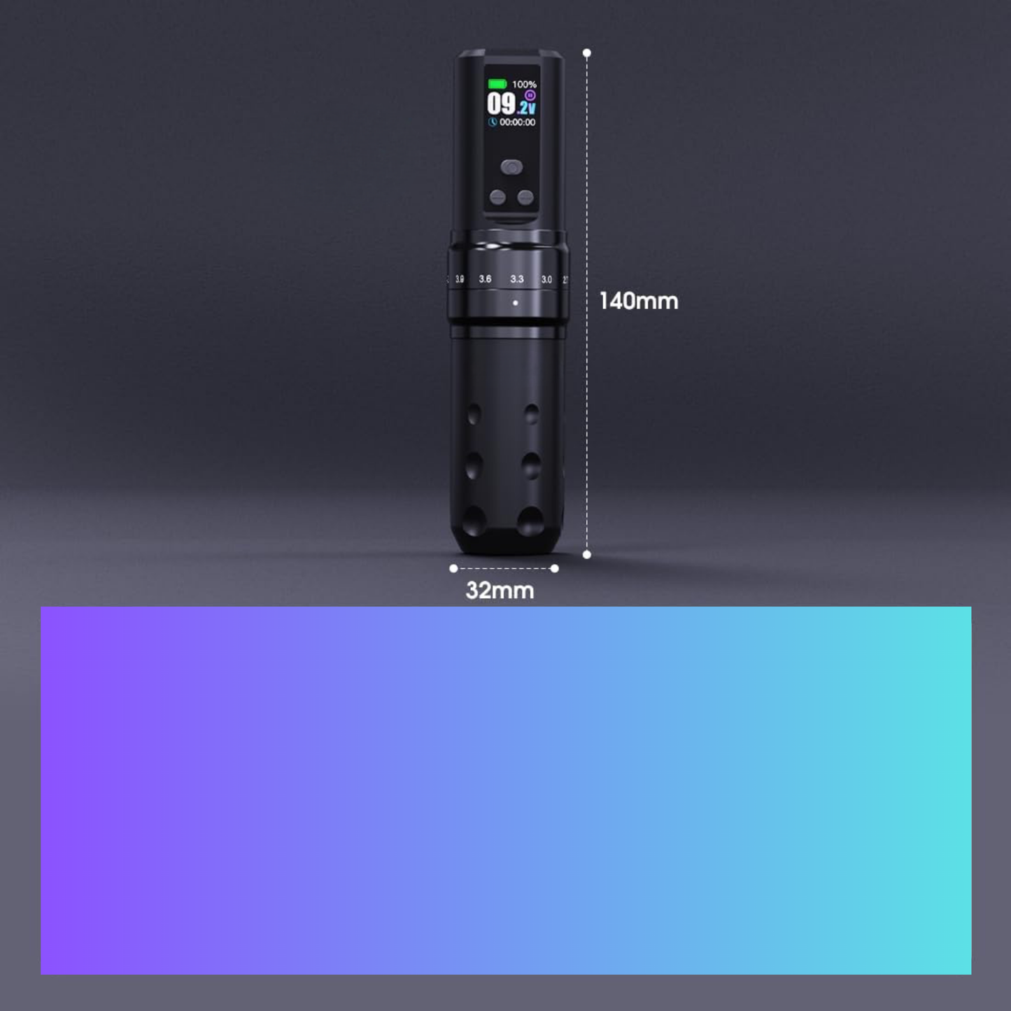 InkForce™ — conjunto de tatuagem sem fios para profissionais